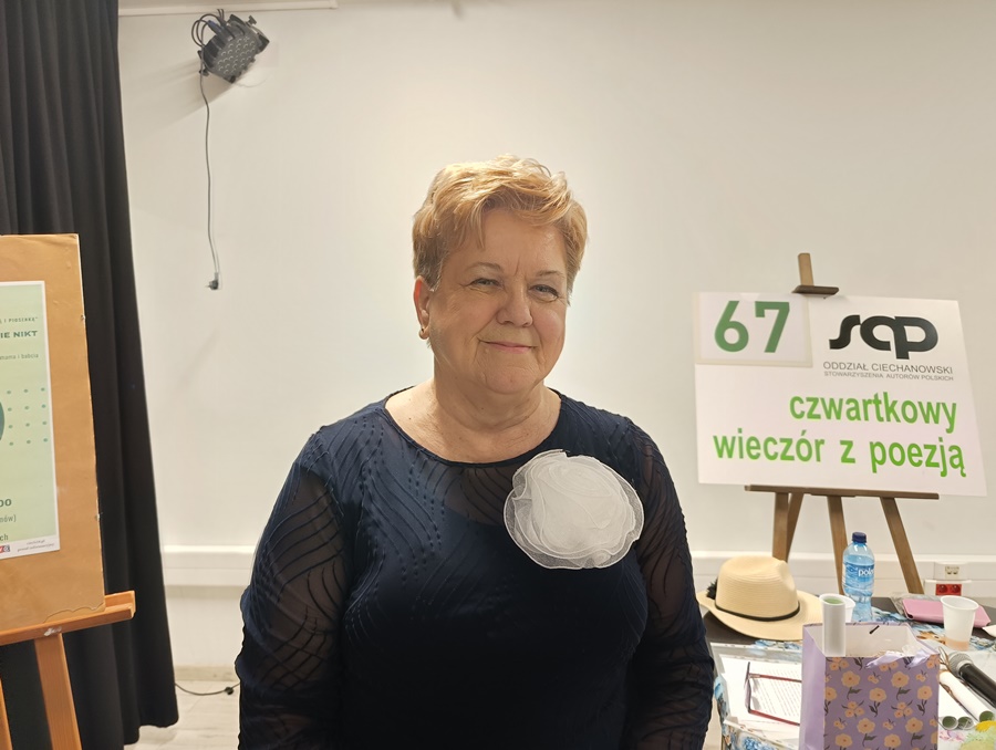 Grażyna Czaplicka, gościem 67. Czwartkowego Wieczoru z Poezją